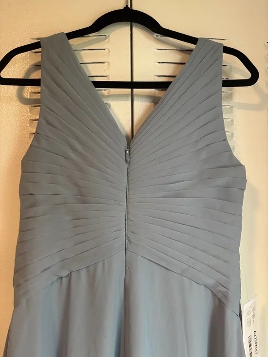 Flora Azazie Twilight Chiffon A-Line Bridesmaid Dress Size 10 β¨ New with Tag - Picture 9 of 16